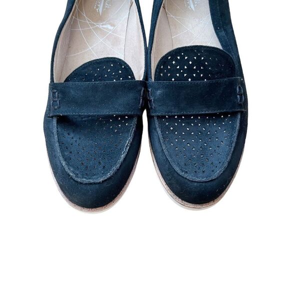 LifeStride Velocity ZaZa Black Suede Slip On Loafer Shoes - Picture 4 of 12